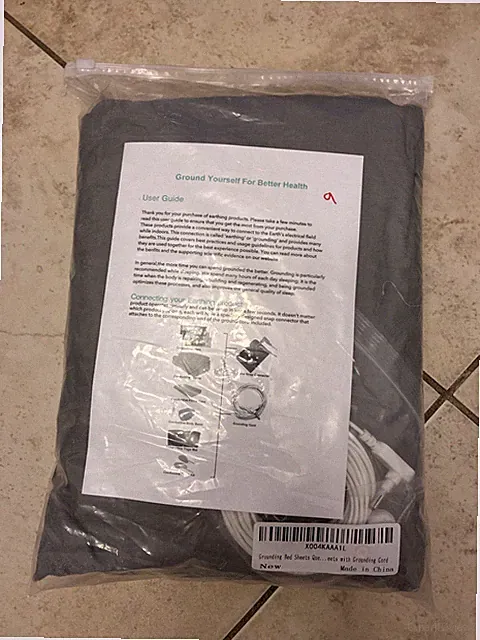 Adjustive 10% Fiber Grounding Sheets With Grounding Cord Ivellow Queen Size