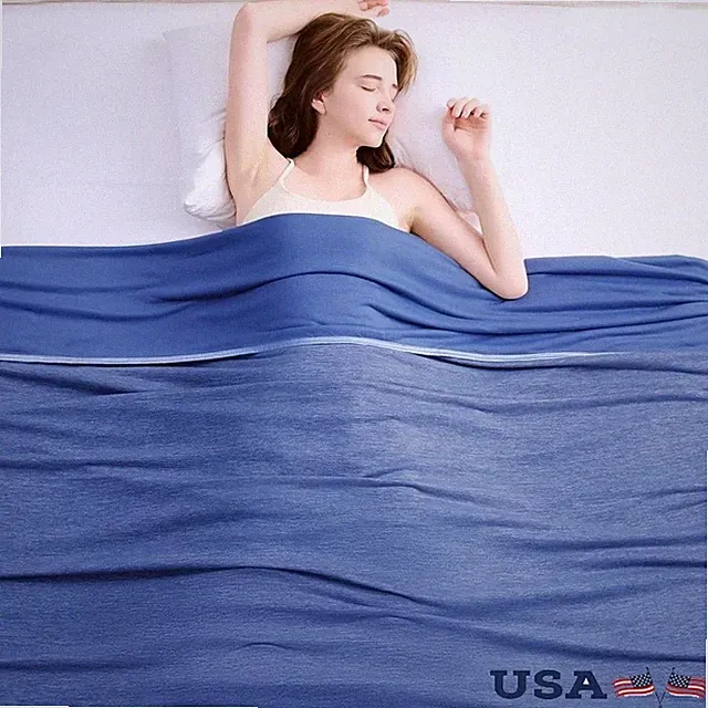 Cooling Blanket Arc-Chill Fiber Long Lasting Breathable Soft Travel Home Use