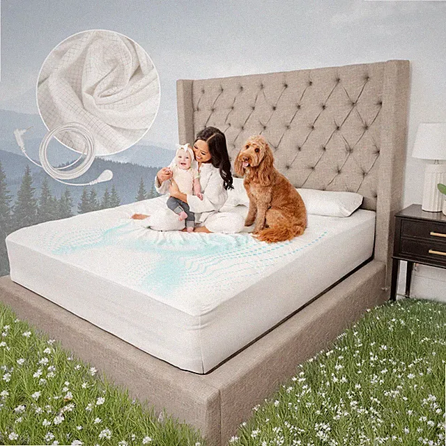 Fitted Grounding Sheets, 10% Silver Fiber, Certified Organic Cotton, Deep Pocket