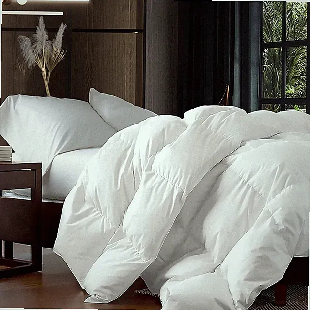Luxurious King/Oversized King 108" x 98" Size Goose Down Fiber Waterfowl Feat...