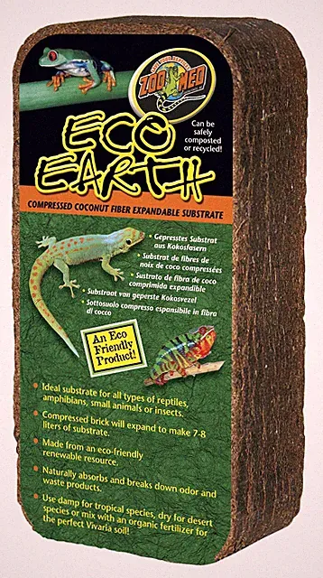 Zoo Med Eco Earth Compresed Coconut Fiber Substrate